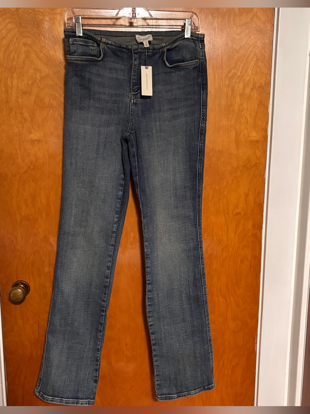 Pilcro Anthropologie Jeans Low Rise Rolled Waist Size 28 NWT